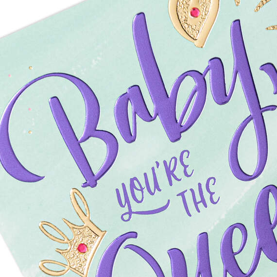 Baby, You're the Queen of Our World Mother's Day Card, , large image number 5
