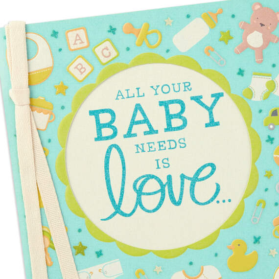 All He Needs Is Love New Baby Boy Card, , large image number 4