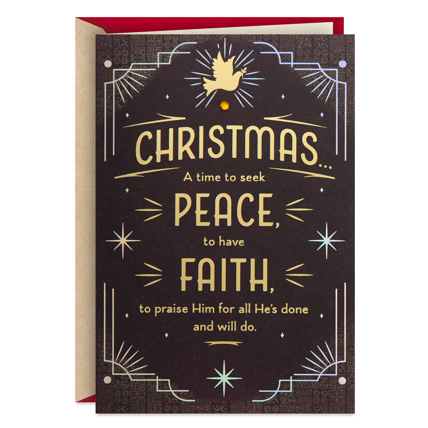A Time for Peace, Faith and Joy Christmas Card
