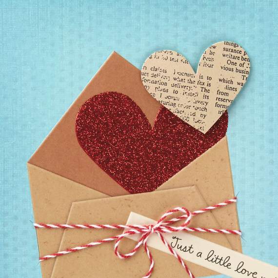 Just a Little Love Note Romantic Valentine's Day Card, , large image number 4