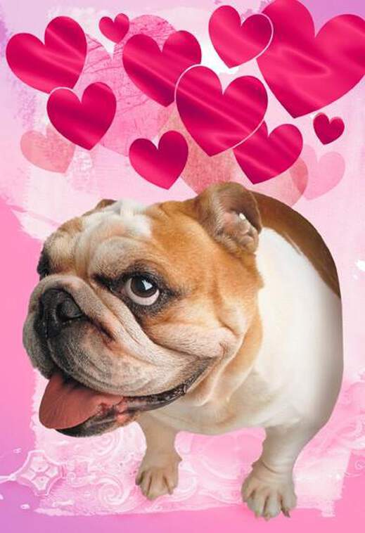 Atomic Dog Lover Musical Valentine’s Day Card, , large image number 1