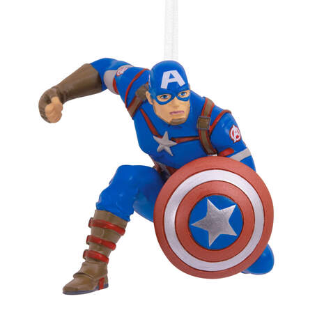 Marvel Avengers Captain America Hallmark Ornament, , large