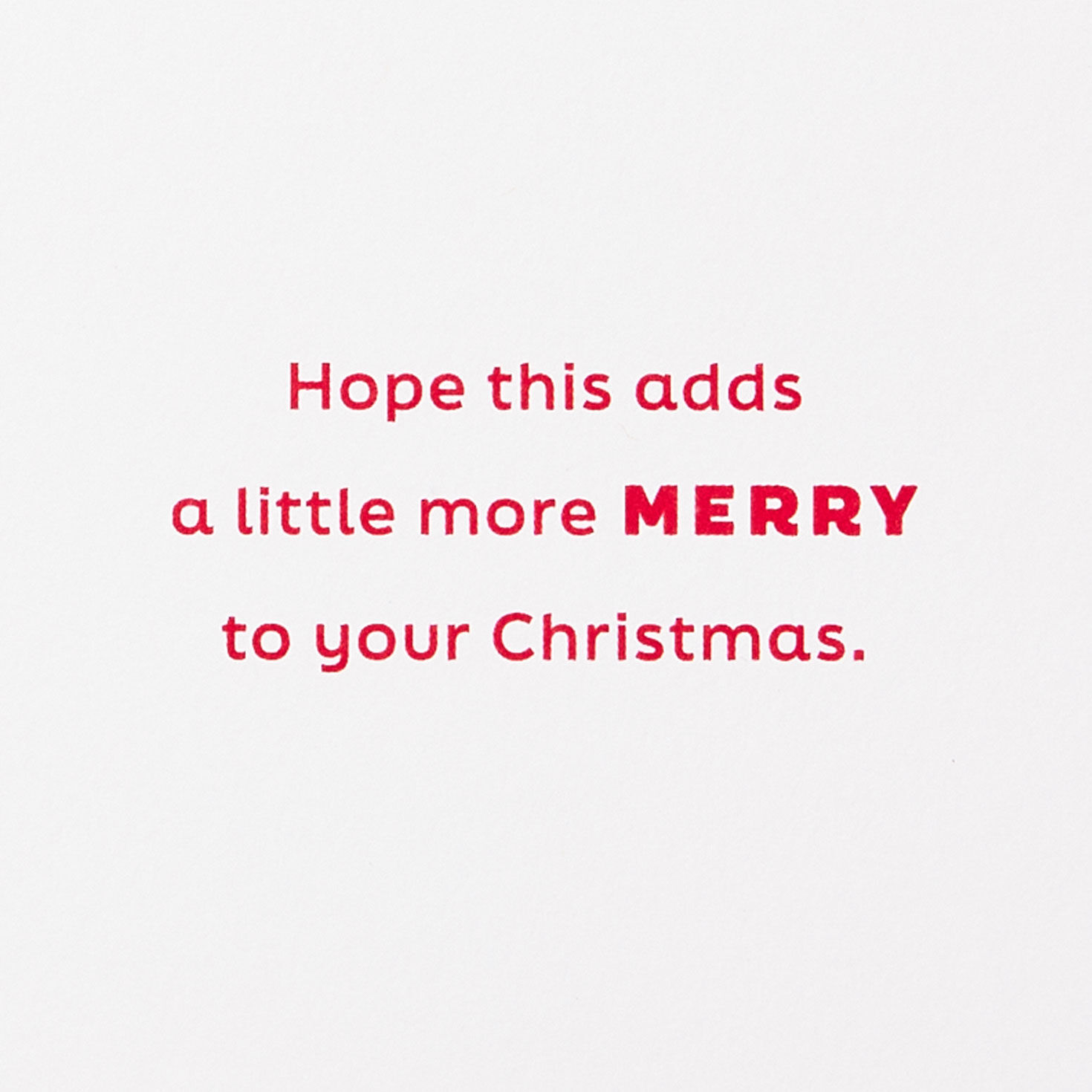 Santa Snow Skiing Money Holder Christmas Card Sentiment image number 2