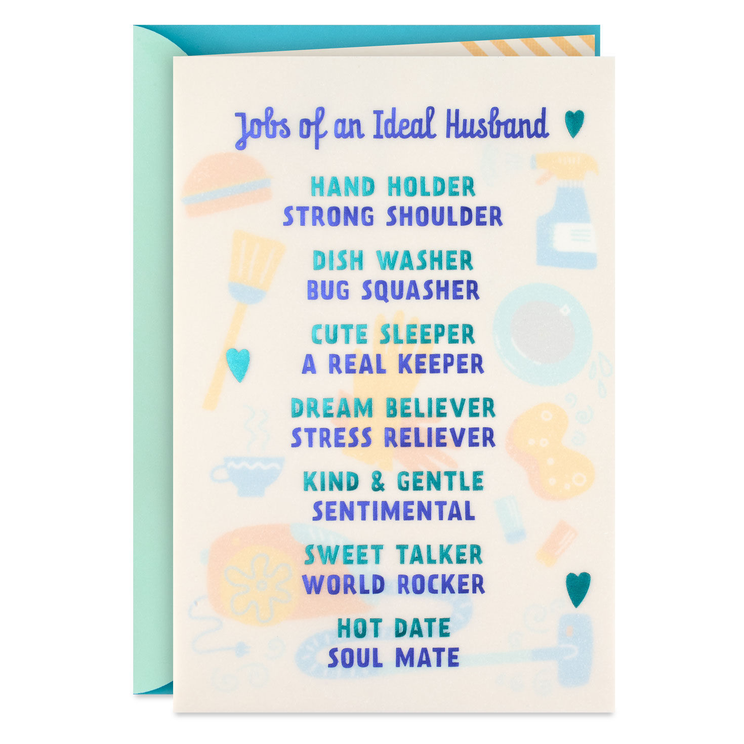 Hot Date and Soul Mate Birthday Card for Husband