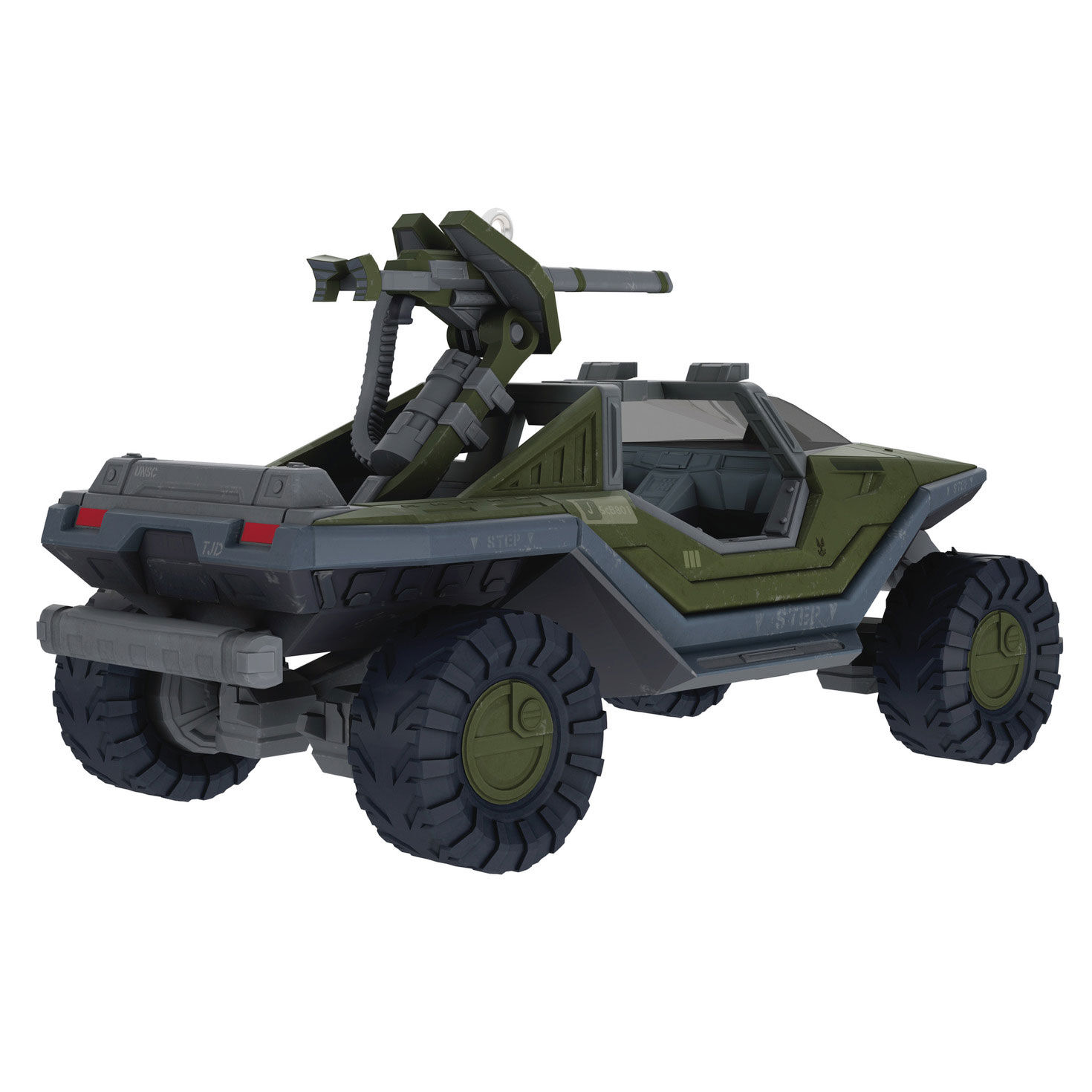 Halo Video Game Vehicle Keepsake Ornament Back image number 6