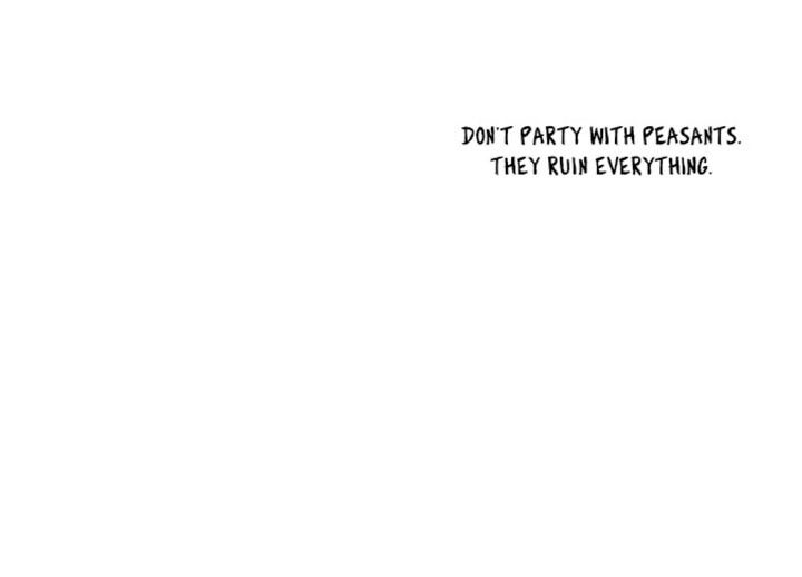 Don't Party With Peasants Birthday Card