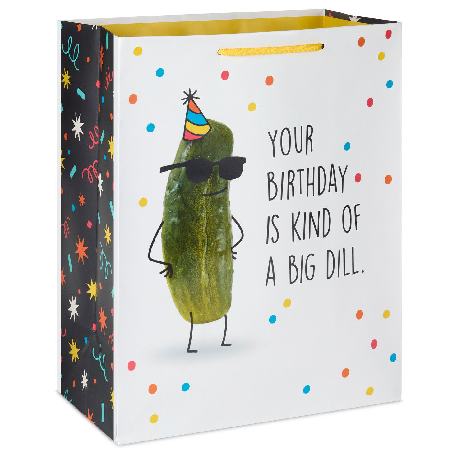 13" Kind of a Big Dill Large Birthday Gift Bag
