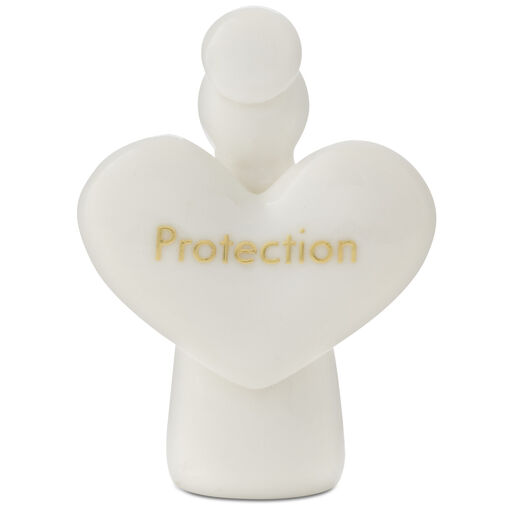 Malachite Angel of Protection Mini Angel Figurine, 2", 
