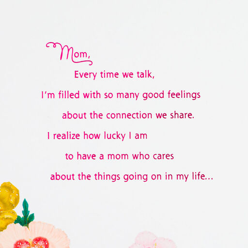 The Connection We Share Mother's Day Card From Daughter, 