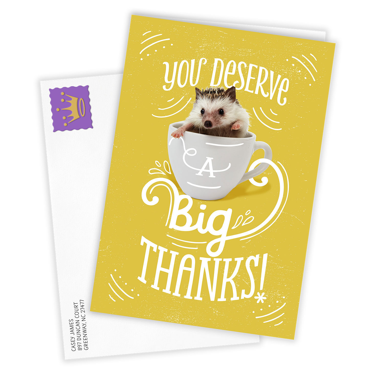 A Little Niceness Custom Thank-You Card, , large image number 2