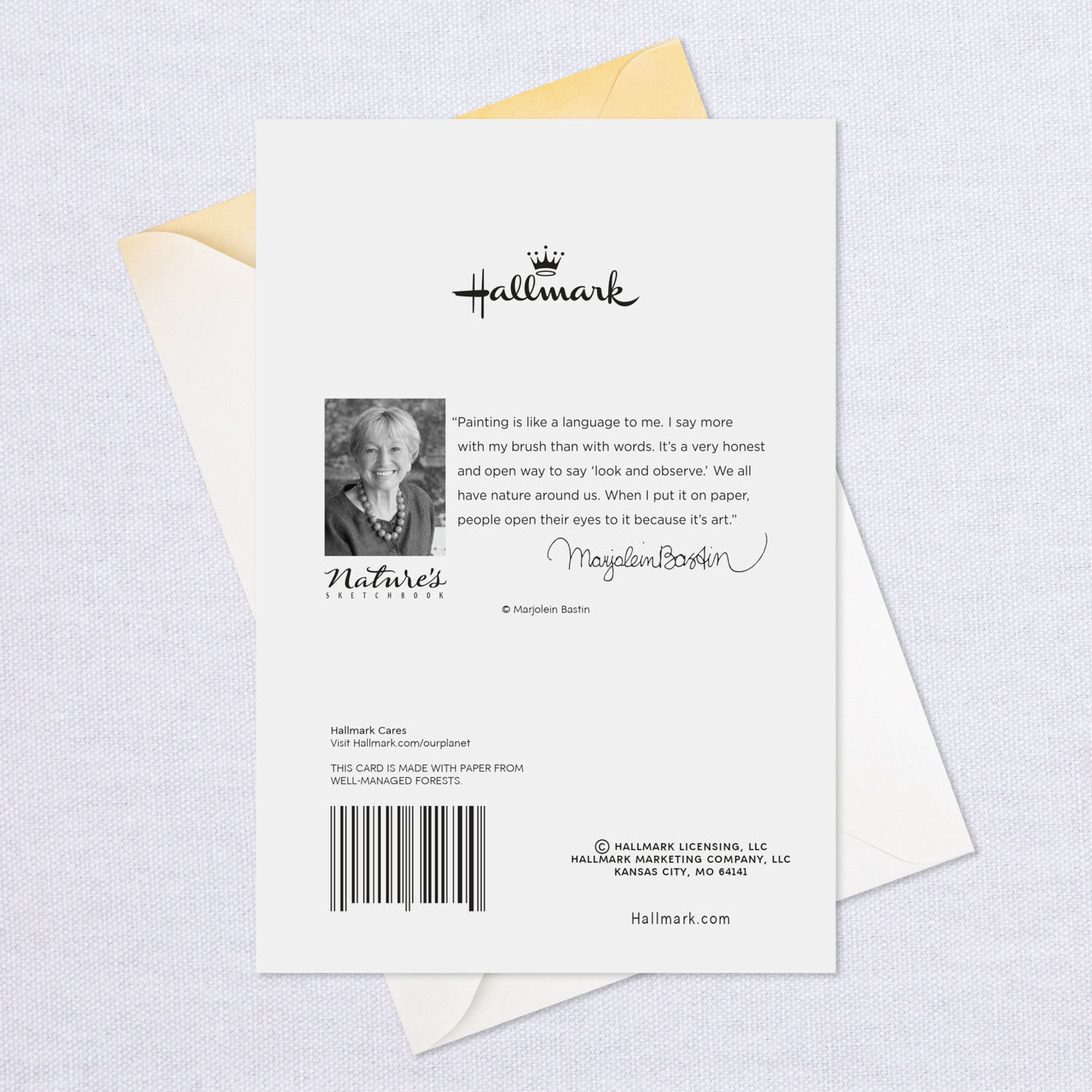 Marjolein Bastin Bunny and Flowers Birthday Card, , large image number 7