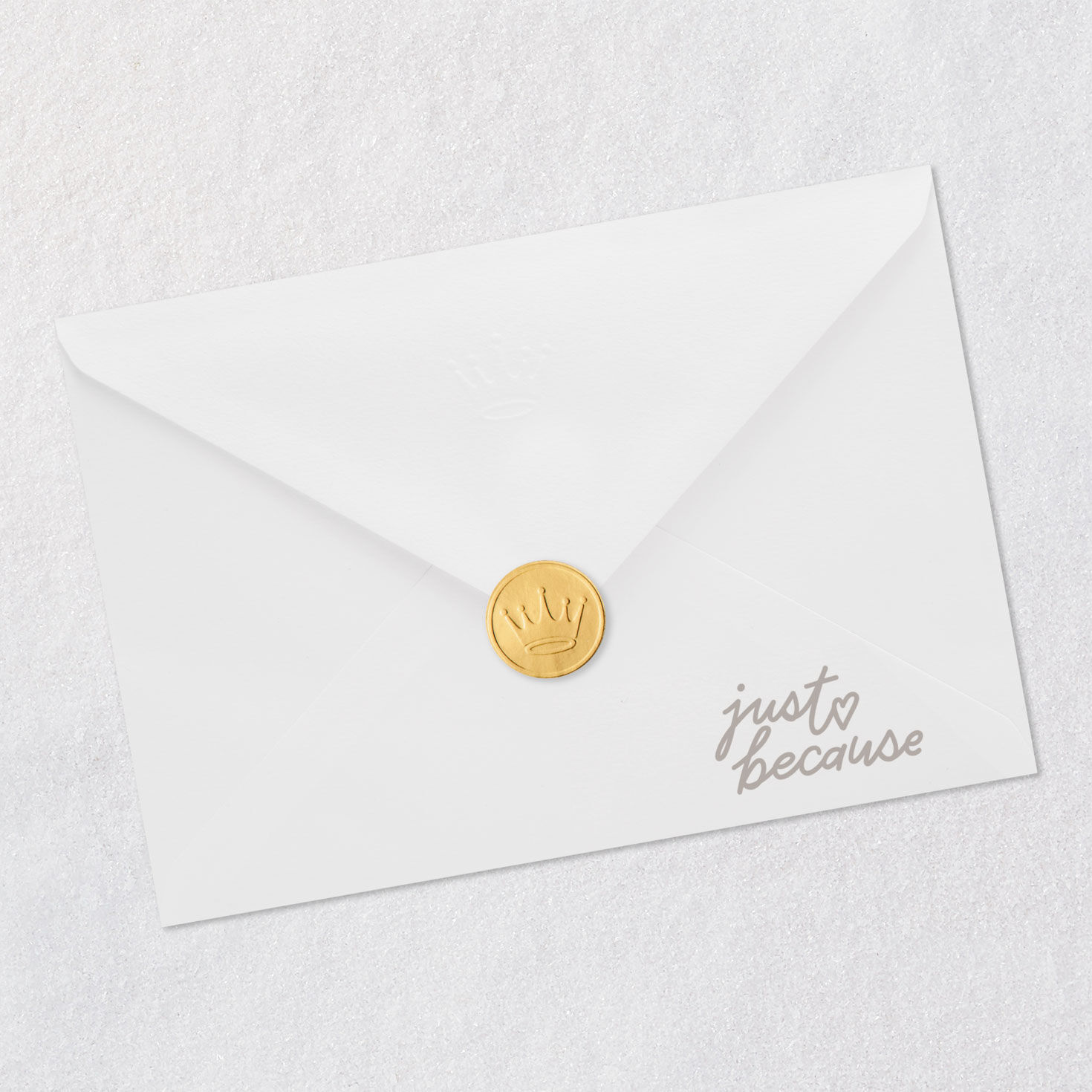 Painted Flowers Blank Thank You Card Envelope Back with Seal image number 6