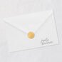Painted Flowers Blank Thank You Card Envelope Back with Seal image number 6