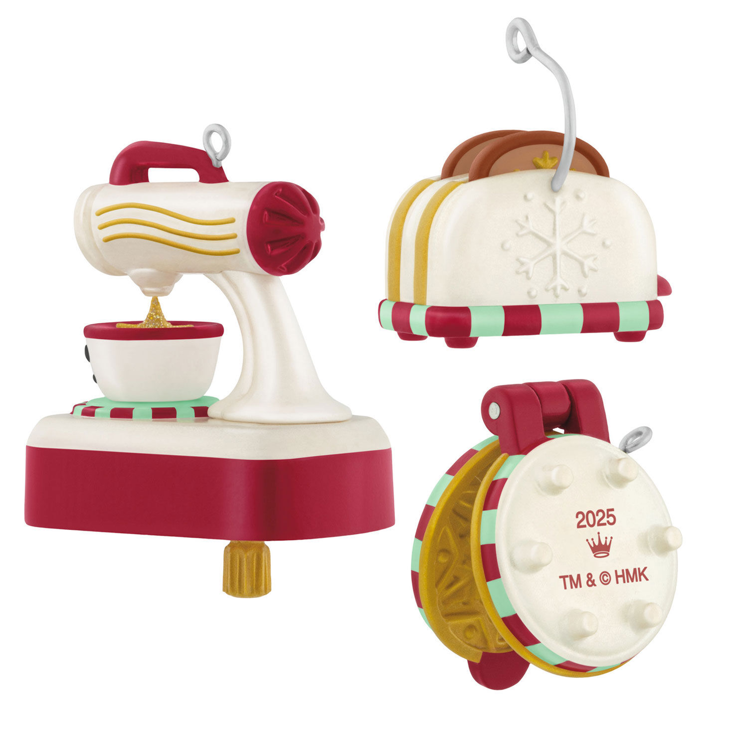 3 Mini Kitchen Appliances Keepsake Ornaments back image number 6