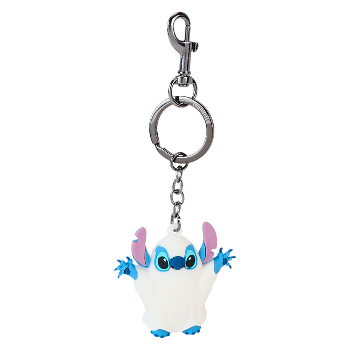 Loungefly Disney Stitch Ghost Glow-in-the-Dark Keychain