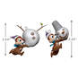 Disney Chip and Dale Up to Snow Good Ornaments, Set of 2, , large image number 3