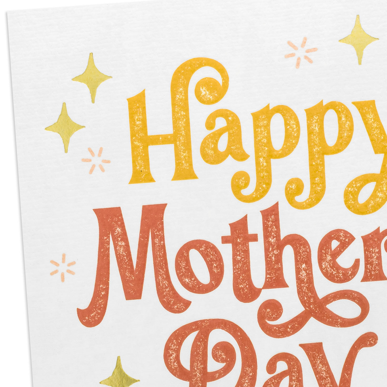 Retro Lettering Mother's Day Card for Sister Card Front Detail image number 5