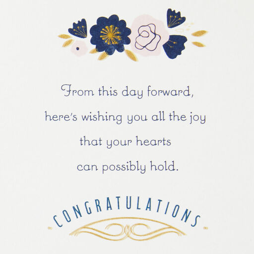 A Wonderful Day Wedding Card for Niece and Her Husband, 