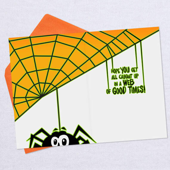 Spiderweb Halloween Card With Maze Activity, , large image number 3
