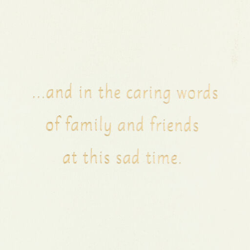 Kaddish Prayer Candles Sympathy Card, 