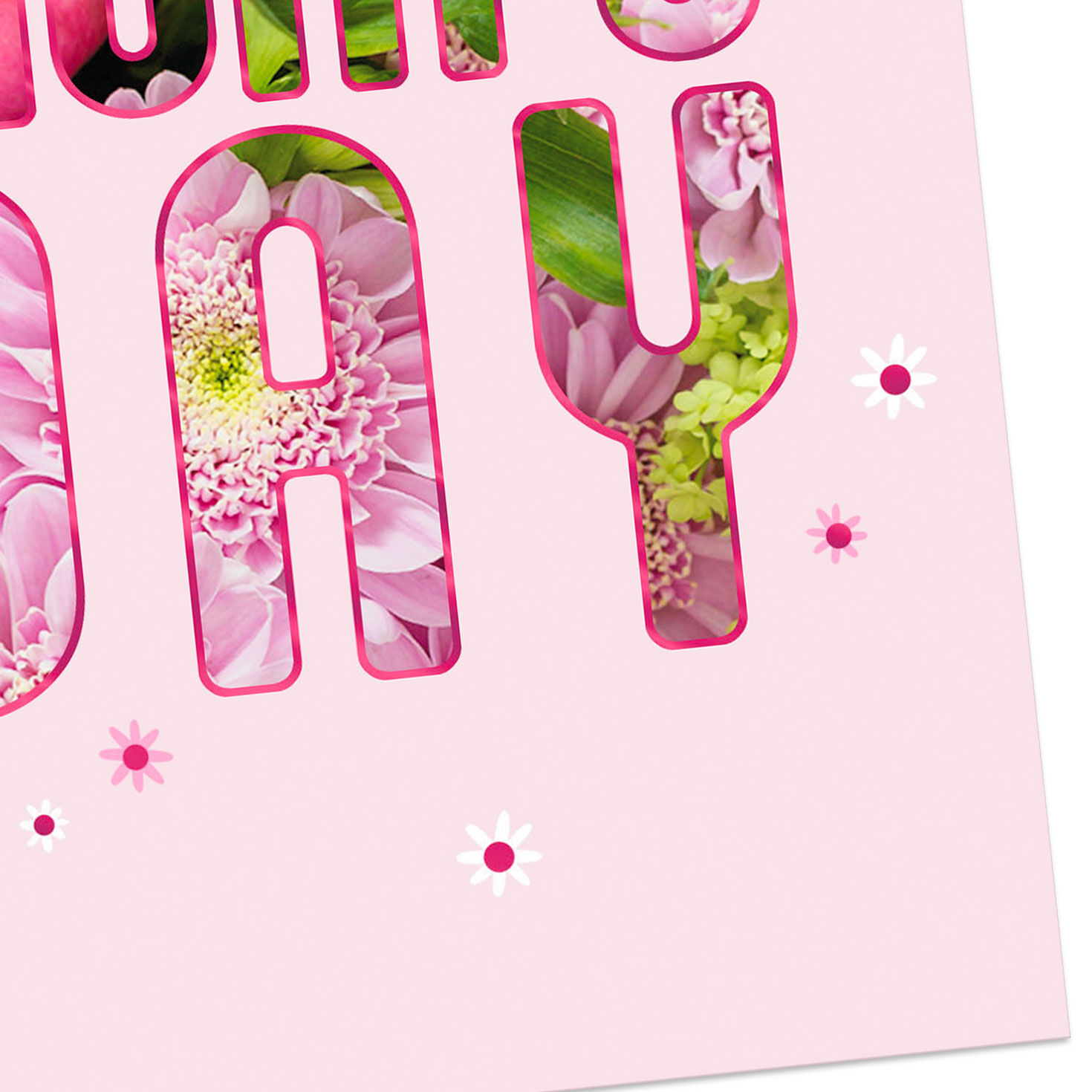 Floral Lettering Happy Mother's Day Card Card Front Detail image number 5