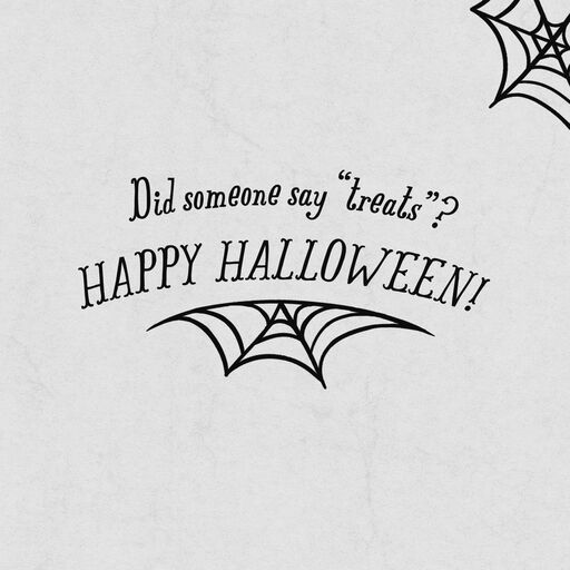 Dog in a Ghost Costume Halloween Card, 