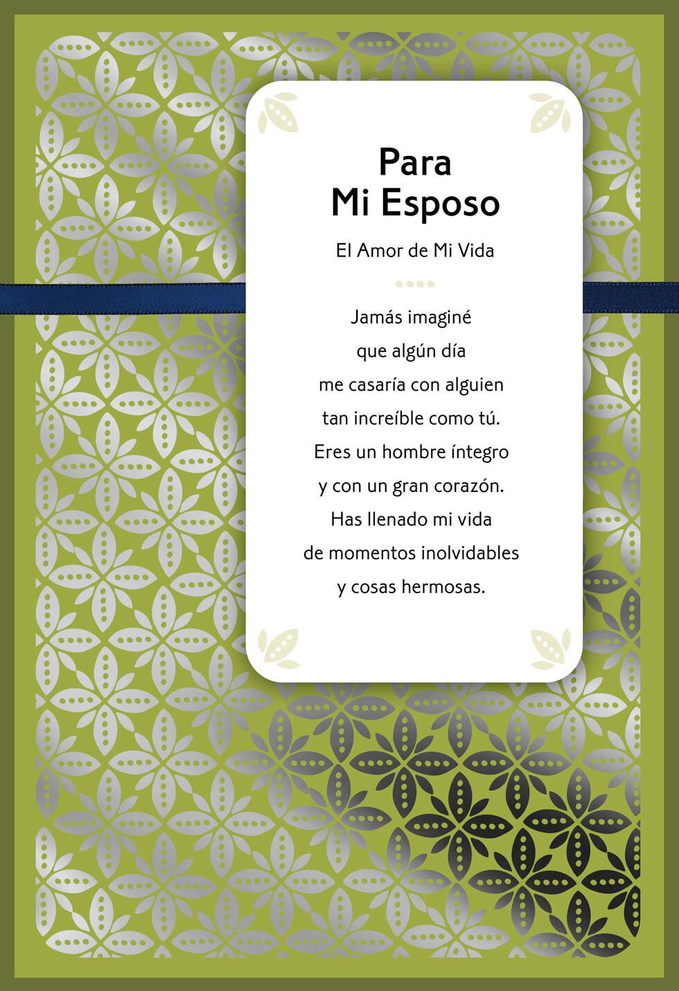 For My Husband, Love of My Life Spanish-Language Birthday Card