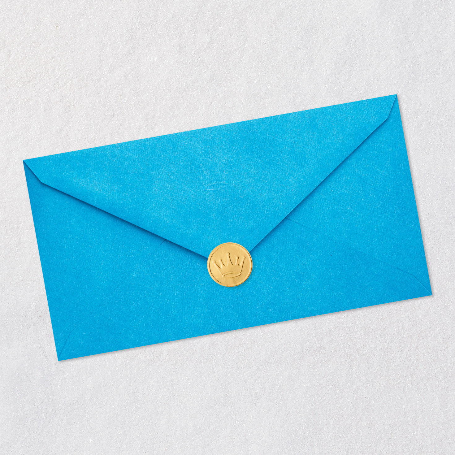 Blue Globe with Stars Money Holder Graduation Card Envelope Back with Seal image number 8