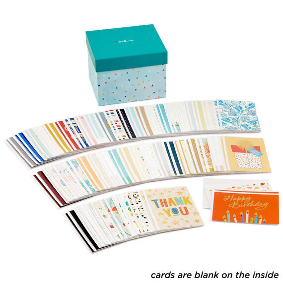 Cheerful Celebrations Boxed All-Occasion Cards Assortment, Pack of 100