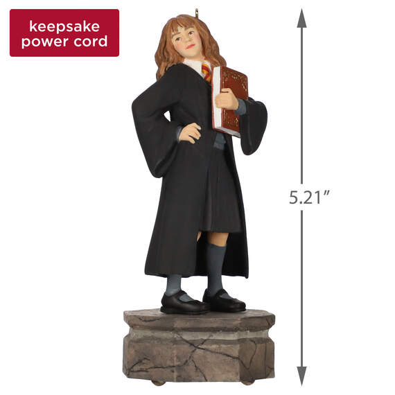 Harry Potter™ Collection Hermione Granger™ Ornament With Light and Sound, , large image number 3
