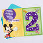Disney Mickey Mouse Musical 2nd Birthday Card With Light, , large image number 3