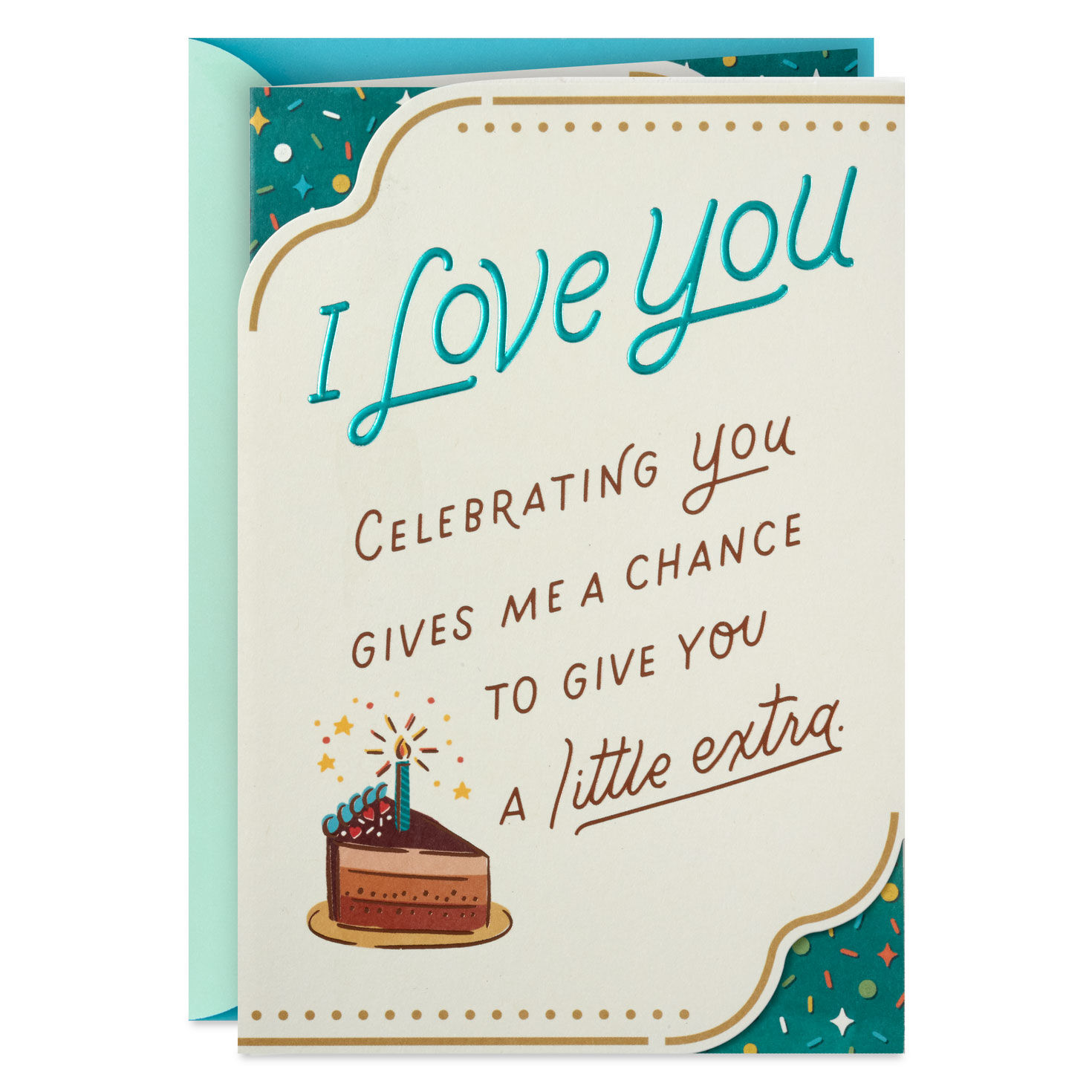 A Little Extra for the Man I Love Romantic Birthday Card for Him