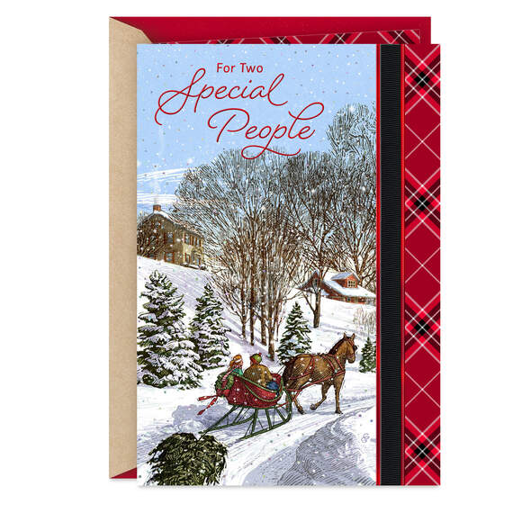 Happy Moments and Memories Christmas Card for Both