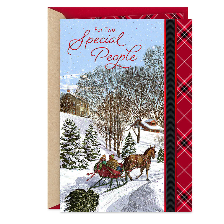Happy Moments and Memories Christmas Card for Both