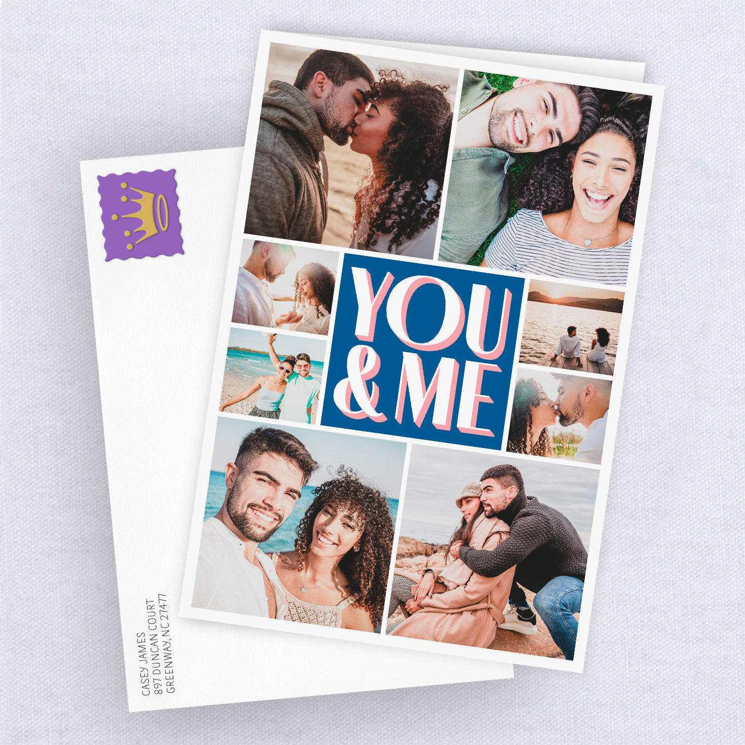 人気TOP Photo Me & You Collage Cards Greeting - Card Love Custom タレント・お笑い芸人