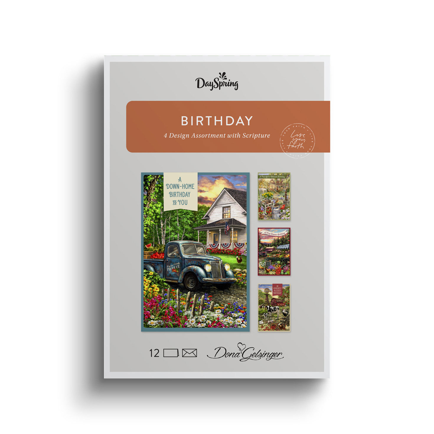 Dona Gelsinger DaySpring Birthday Cards Assortment package front image number 2