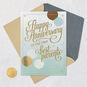 Gold and Silver Balloons Anniversary Card for Parents  image number 5