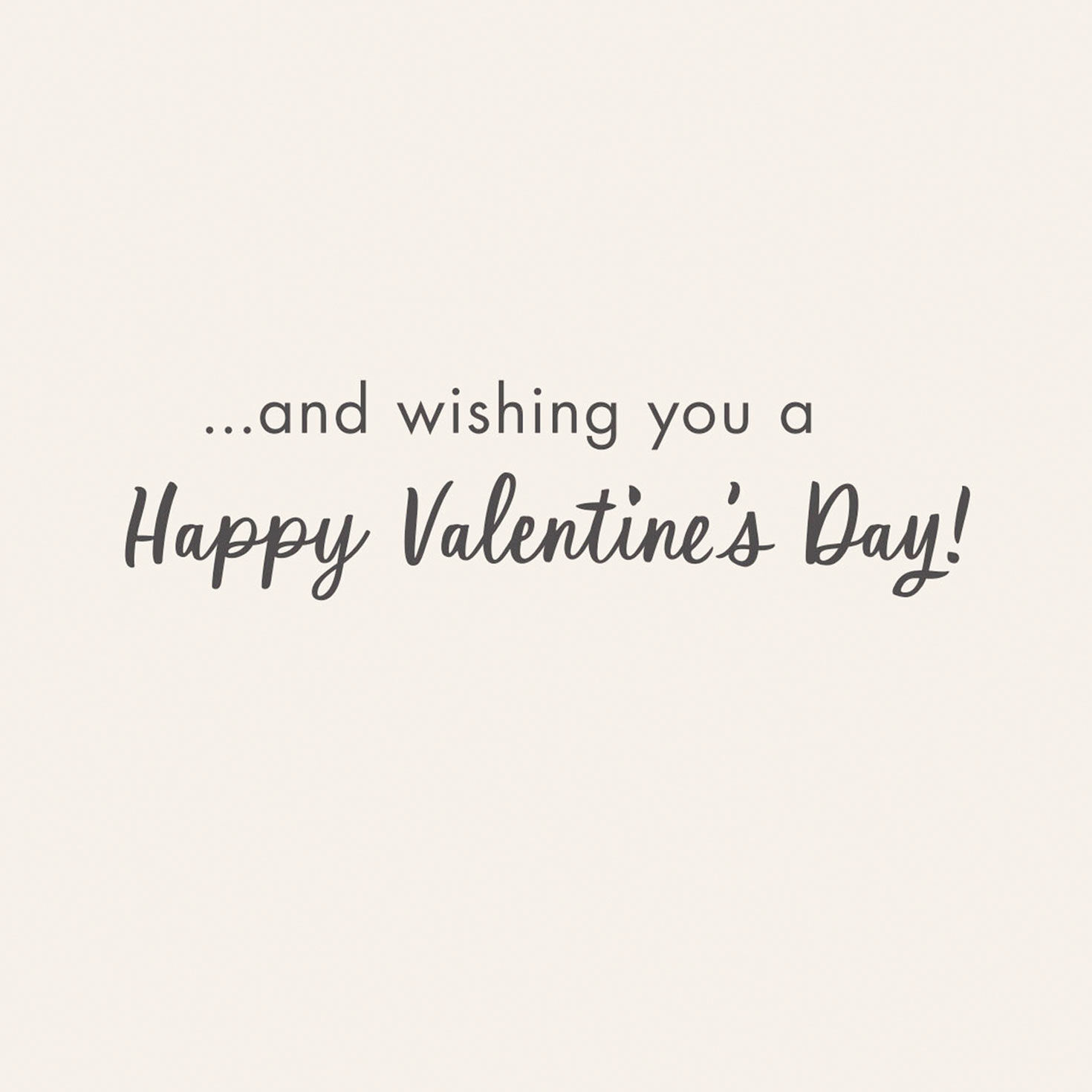 Heart-Shaped Thoughts Valentine's Day Card, , large image number 2