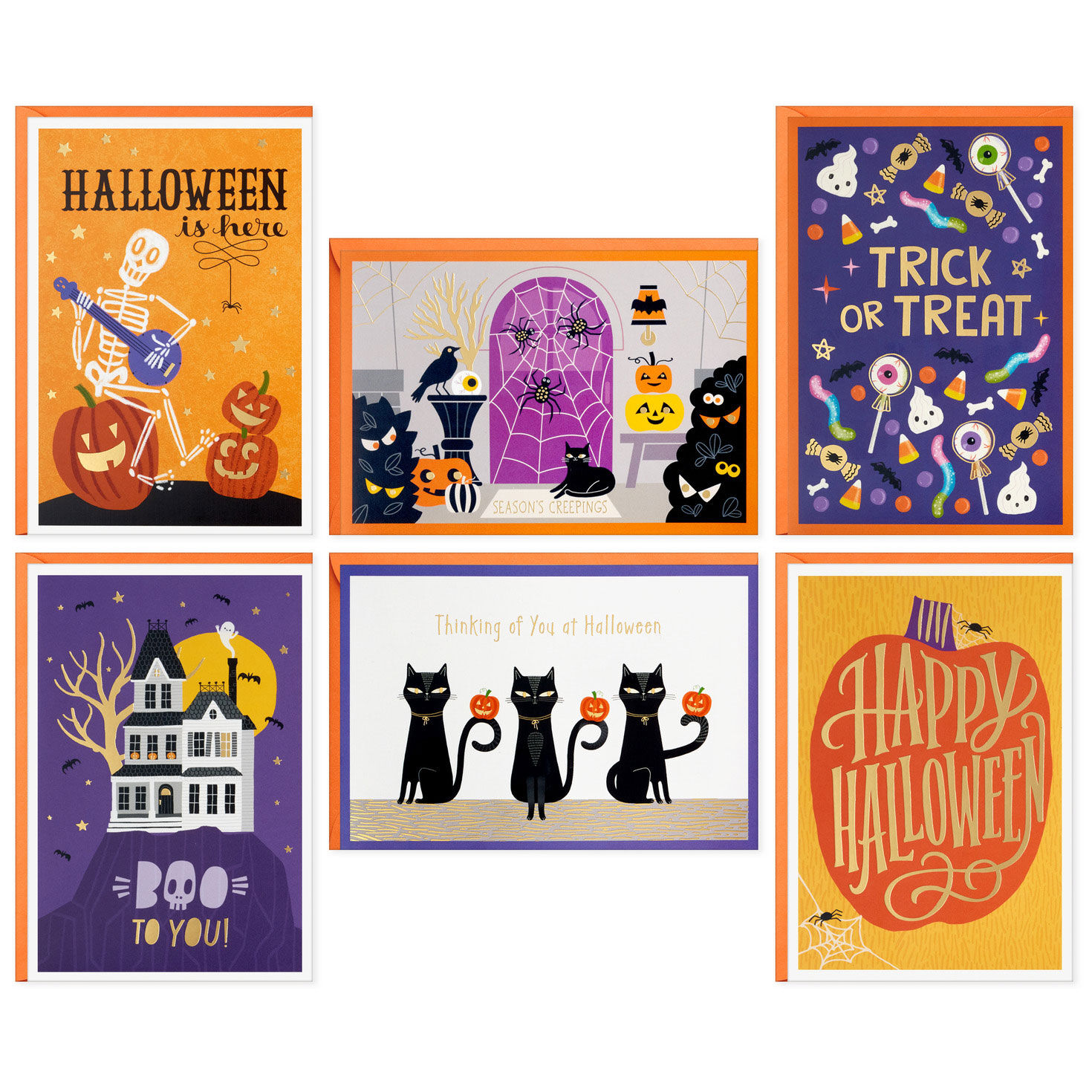 Boo to You Boxed Halloween Cards Assortment, Pack of 36 Boxed Cards