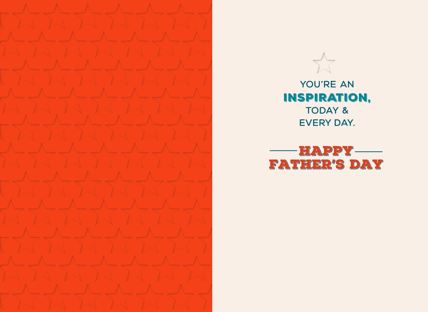 Dad, You're an Inspiration Father's Day Card