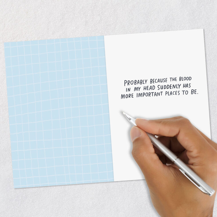 Dizzy Heart Adult Humor Love Card Signing card image number 6