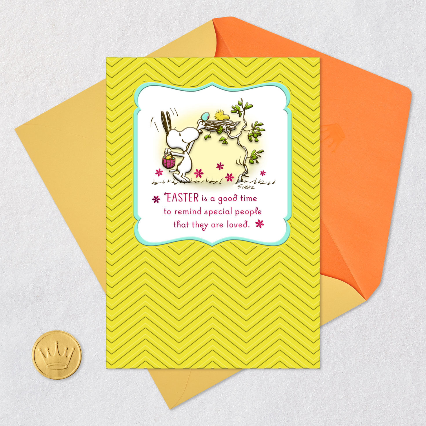 Peanuts&reg; Reminder You're Loved Easter Card, , large image number 5