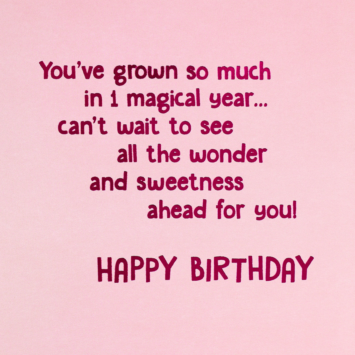 One Magical Year 1st Birthday Card for only USD 5.59 | Hallmark