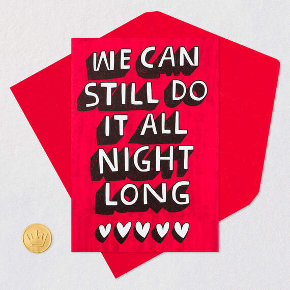 Let's Do It All Night Long Funny Valentine's Day Card, , large image number 6