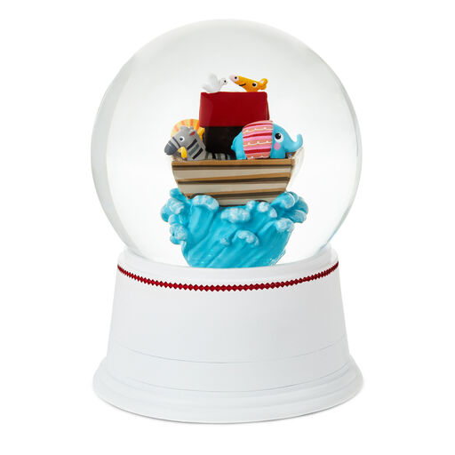 Noah's Ark Musical Snow Globe, 