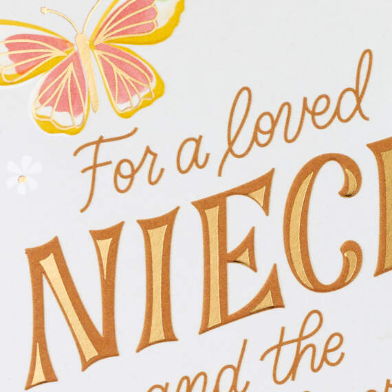 Surrounded by Love Wedding Card for Niece and Spouse, , large image number 4