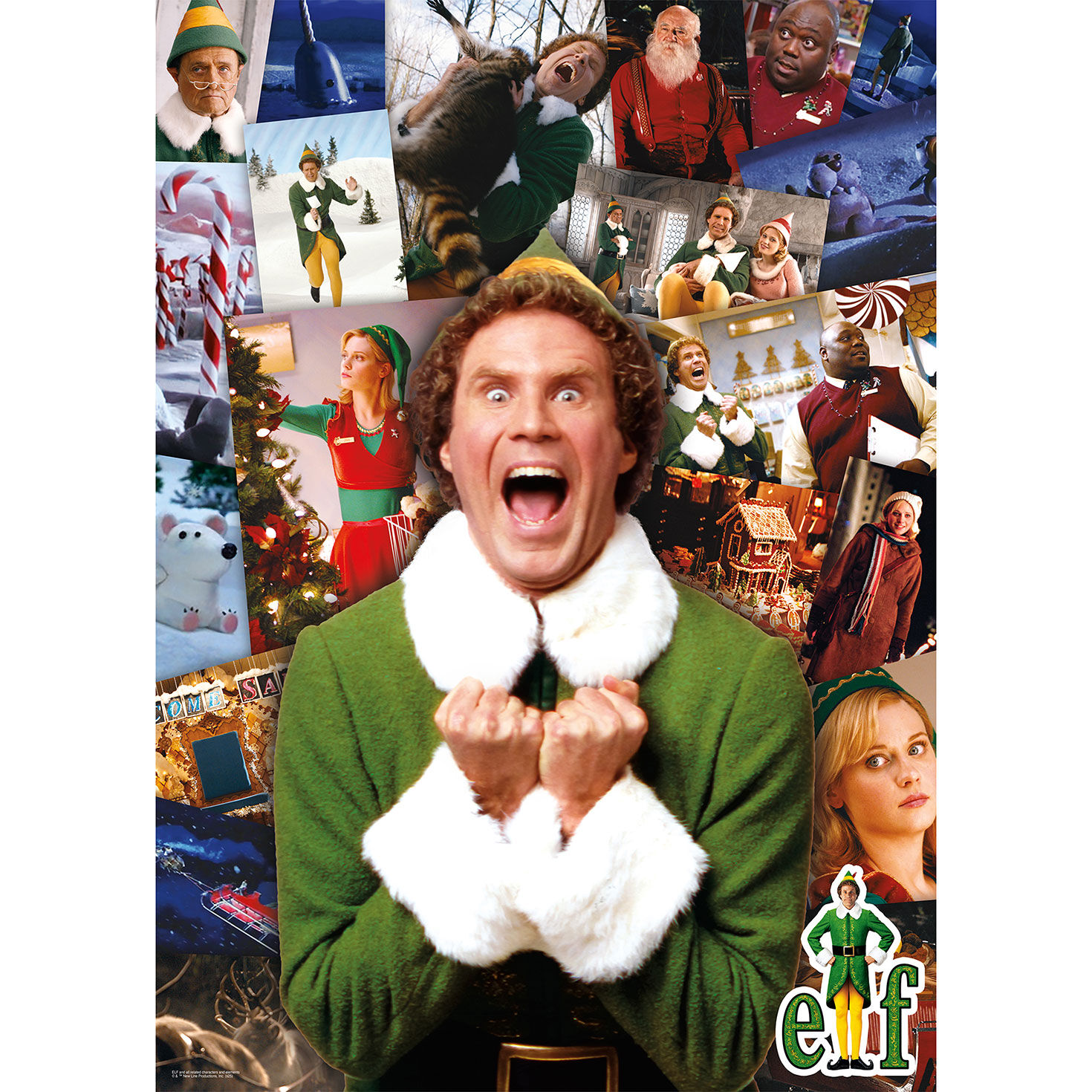 Elf Movie Scenes Collage Puzzle front image number 2