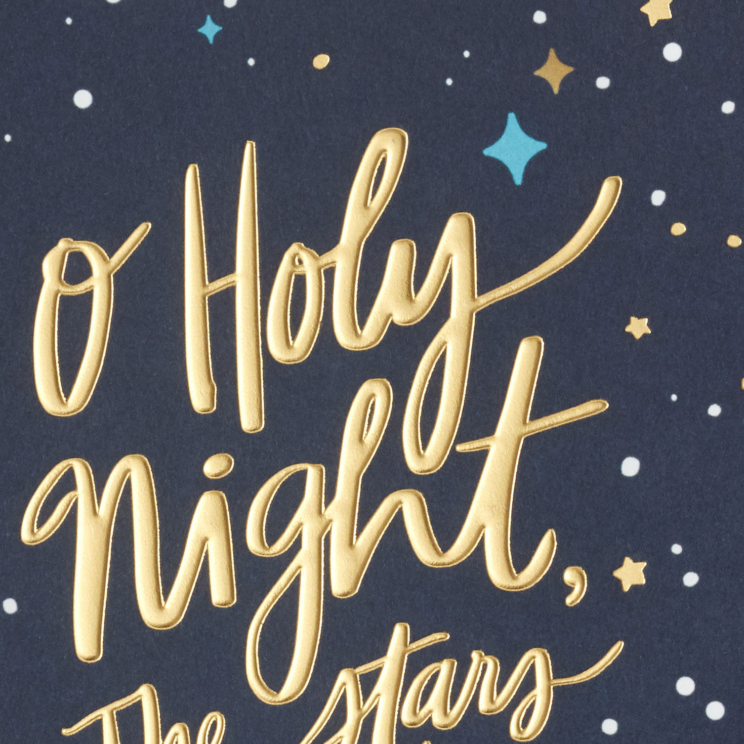 Gold Stars on Blue Packaged Christmas Cards, Set of 5 for only USD 5.00 | Hallmark