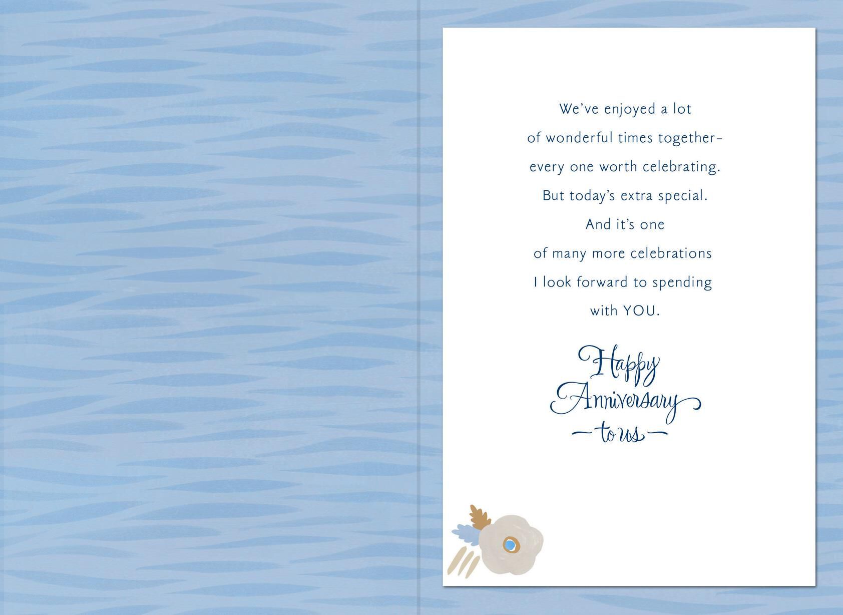 Celebrating Us Anniversary Card