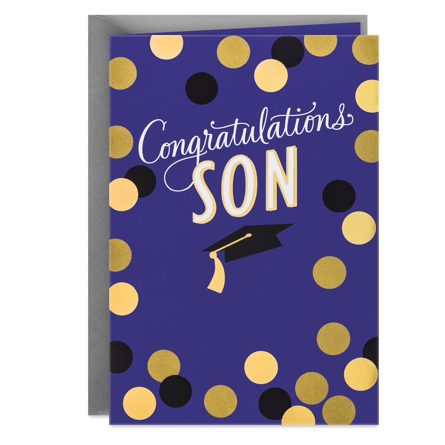 You Make the World a Better Place Graduation Card for Son